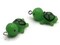 2 19mm Green Turtle Resin Charms Miniature Tortoise Animal Pendants
